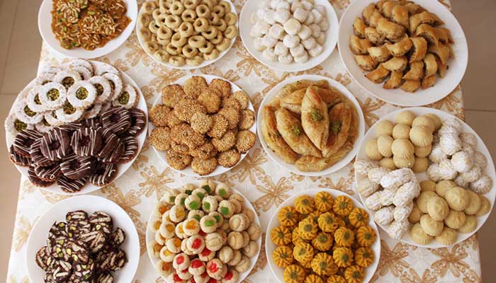 حلويات العيد بالصور سهلة - حلويات العيد كحك وبيتي فور وغريبة وبسكويت 2515 5