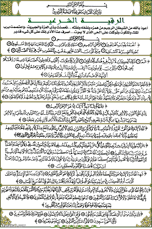 الرقية الشرعية من العين والحسد والسحر - طريقه الرقيه الشرعيه الصحيحه 13278