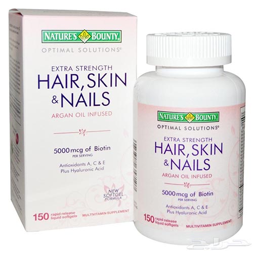 حبوب Hair Skin Nails - اجمل حبوب لعلاج الشعر بنتيجه فعاااله 13270