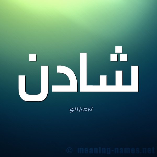 معنى اسم شادن