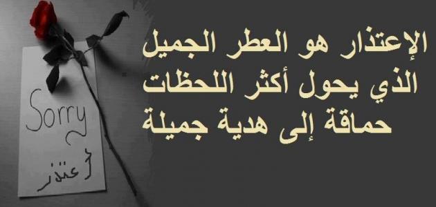 قصيدة قبول اعتذار , كيفيه الاعتذار عن طريق قصيدة